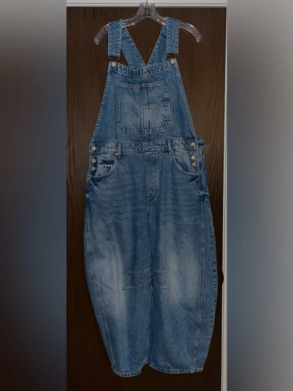 We The Free Good Luck Barrel Overalls size XL in Ultra Light Beam - Picture 5 of 10